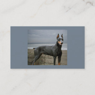 Dobermannpinscher-Hundeliebhaber-Visitenkarte Visitenkarte
