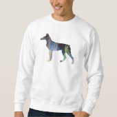 Dobermannpinscher-Kunst Sweatshirt (Vorderseite)