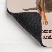 DobermannPinscher Mousepad (Ecke)