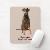 DobermannPinscher Mousepad (Mit Mouse)