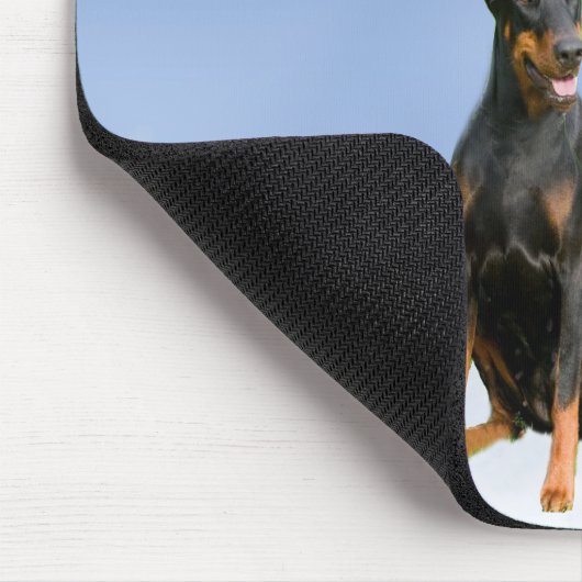 DobermannPinscher Mousepad (Ecke)