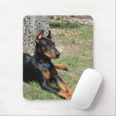 DobermannPinscher Mousepad (Mit Mouse)