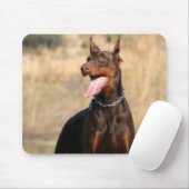 DobermannPinscher Mousepad (Mit Mouse)