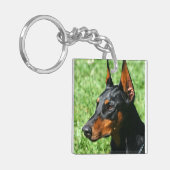 DobermannPinscher Schlüsselanhänger (Vorderseite links)