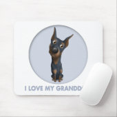 DobermannPinscher (Schwarzes und TAN) Granddog Mousepad (Mit Mouse)
