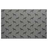 Dobermannpinscher-Silhouette-Muster Stoff (Fat Quarter (45,7 x 55,9 cm))