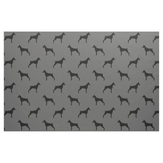 Dobermannpinscher-Silhouette-Muster Stoff (Fat Quarter (45,7 x 55,9 cm))