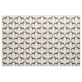 Dobermannpinscher-Silhouette-Muster Stoff (Fat Quarter (45,7 x 55,9 cm))