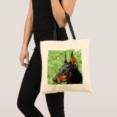 Dobermannpinscher-Taschen-Tasche Tragetasche (Vorderseite (Produkt))