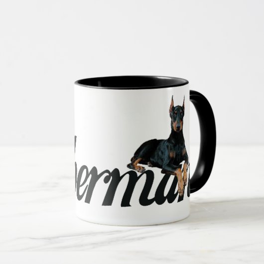 DobermannPinscher Tasse (VorderseiteRechts)