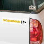 Dobermannpinscher-Vater Autoaufkleber (Auf Lkw)