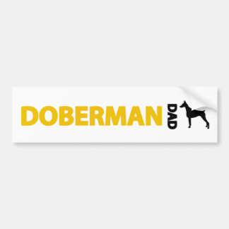 Dobermannpinscher-Vater Autoaufkleber