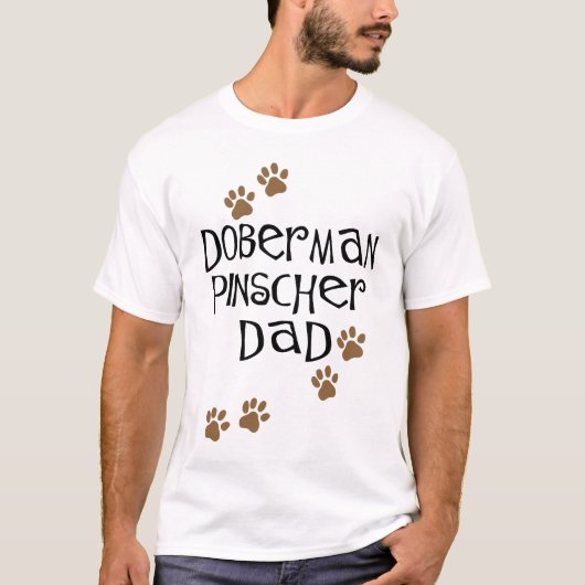 Dobermannpinscher-Vater T-Shirt (Vorderseite)