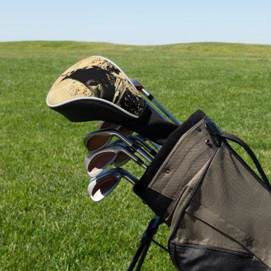 Dobermannpinscher-Vintages altes Foto Golf Headcover (In SItu)