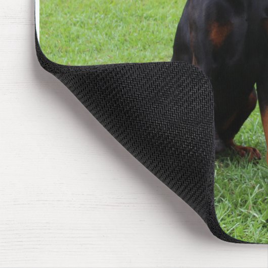 Dobermans Vater und Sohn Mouse Pad Mousepad (Ecke)