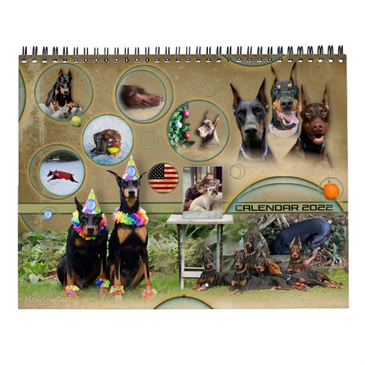 Dobermantalk-Kalender 2022 Kalender (Rückseite)