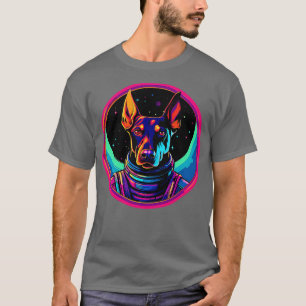 Dobermman Pinscher Cosmic Space Hunde Galaxy Astro T-Shirt