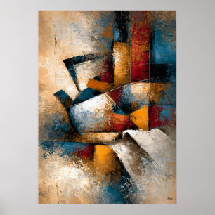 Dobin-Teeritual japanische abstrakte Teekanne Wand Poster