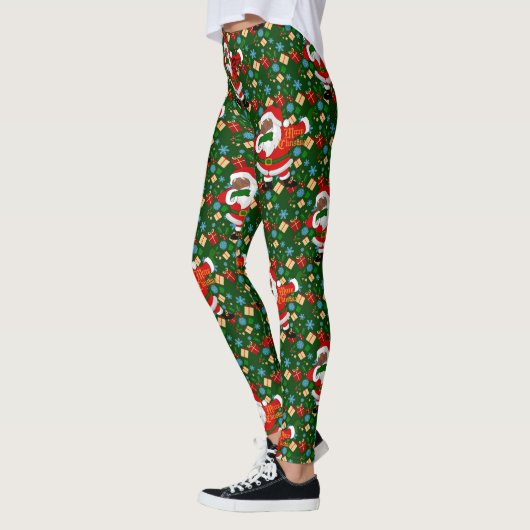 Dobing Black Santa Leggings (Links)