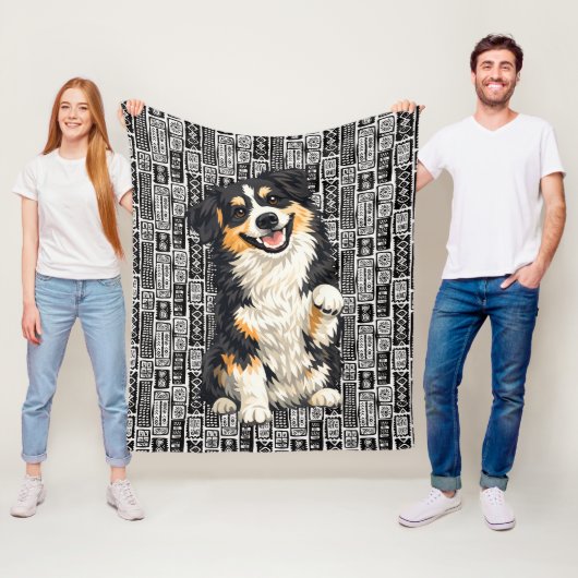 DOBRO Aussie Australian Shepherd Fleecedecke (Beispiel)