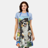 DOBRO Australian Shepherd All-Over Print Schürze (Getragen)