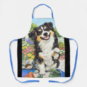 DOBRO Australian Shepherd All-Over Print Schürze (Vorderseite)