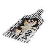 DOBRO Australian Shepherd Käsebrett Schneidebrett (Ecke)