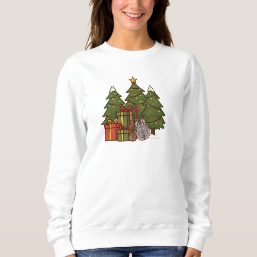 Dobro Christmas family Forest Sweatshirt (Vorderseite)