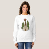 Dobro Christmas – Festive Guitar Holiday Design Sweatshirt (Vorne ganz)