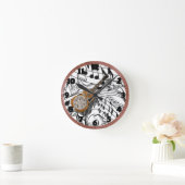 DOBRO-CLOCK RUNDE WANDUHR (Zuhause)