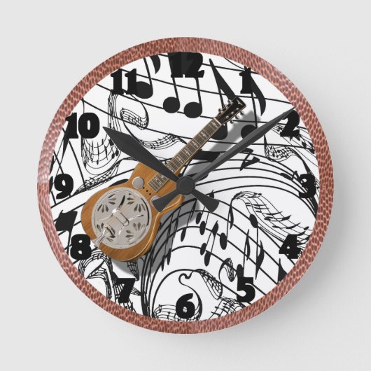 DOBRO-CLOCK RUNDE WANDUHR (Vorderseite)