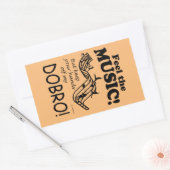 Dobro fühlen sich wie ein rechteckiger Aufkleber (Umschlag)