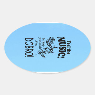 Dobro fühlt sich wie ein Oval-Sticker Ovaler Aufkleber