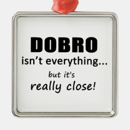 Dobro ist nicht alles silbernes ornament