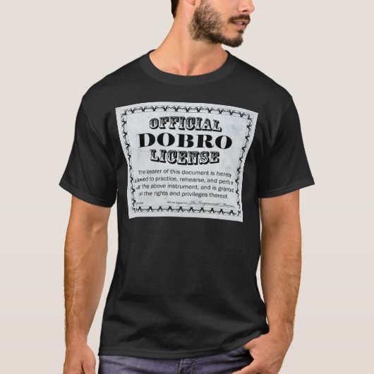Dobro-Lizenz T-Shirt (Vorderseite)