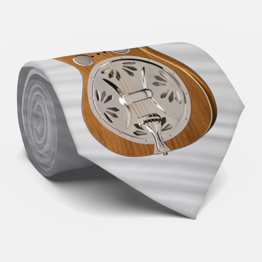 DOBRO —ON BRUSHED PEWER KRAWATTE (Gerollt)