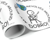 Dobro - Weltumdrehungen Geschenkpapier (Rolleneckpunkt)