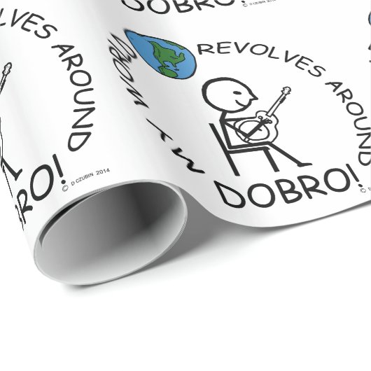 Dobro - Weltumdrehungen Geschenkpapier (Rolleneckpunkt)