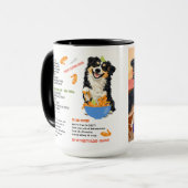 DOBRO'S BOOMERANG WINGS AUSSIE Art Muse Recipe  Tasse (Vorderseite Links)