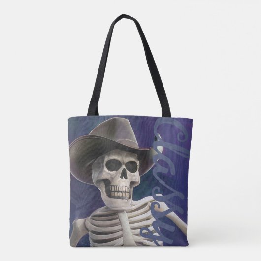 Doc Bones ist einfach, Cowboy Skeleton! Tasche (Rückseite)