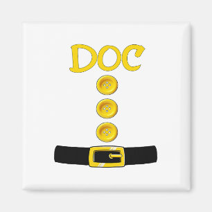 Doc Dwarf Halloween Kostümfarbenmatching Doc Dwa Magnet