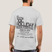 Doc Holliday-Bier-Festival T-Shirt (Rückseite)