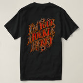 Doc Holliday Old West Gunslinger Western Kunst T-Shirt (Design Rückseite)