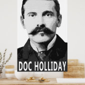 DOC HOLLIDAY OLD WEST LEGEND POSTER (Küche)