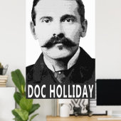 DOC HOLLIDAY OLD WEST LEGEND POSTER (Heimbüro)