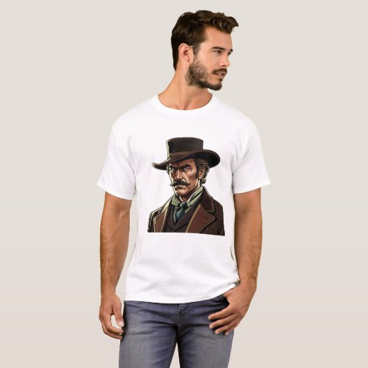 Doc Holliday: Sharp Gaze & Legend T-Shirt (Vorne ganz)