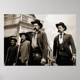 Doc Holliday und der Earps-Grabstein Poster