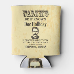 Doc Holliday 💰 Vintage Gesucht für Zahnmedizin Dosenkühler
