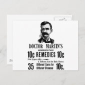 Doc Martins Postkarte (Vorne/Hinten)