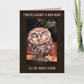 Doc Owl Get Well Card Karte (Vorderseite)